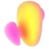 Stimulateur de Clitoris Kiss Orange et Rose Stimulateur de Clitoris Kiss Orange et Rose
