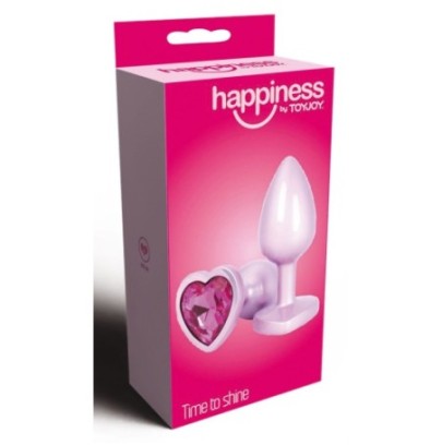 Plug Bijou Time to shine 6 x 2.7cm Rose