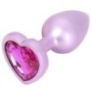 Plug Bijou Time to shine 6 x 2.7cm Rose