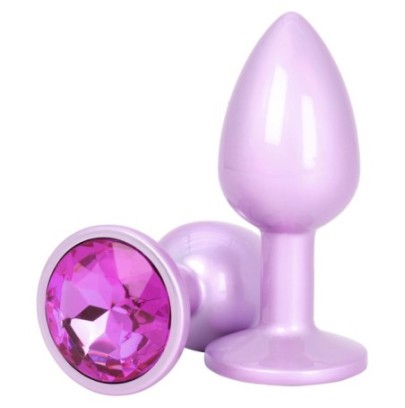 Plug Bijou Shine like a star 6 x 2.7cm Rose sur fun et plaisirs - vente de sextoys pas cher