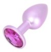 Plug Bijou Shine like a star 6 x 2.7cm Rose
