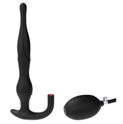 Plug gonflable Gonflimmy 24 x 3.6 cm Noir sur fun et plaisirs - vente de sextoys pas cher