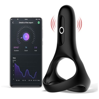 Cockring Connecté Magic Rise 45mm sur fun et plaisirs - vente de sextoys pas cher