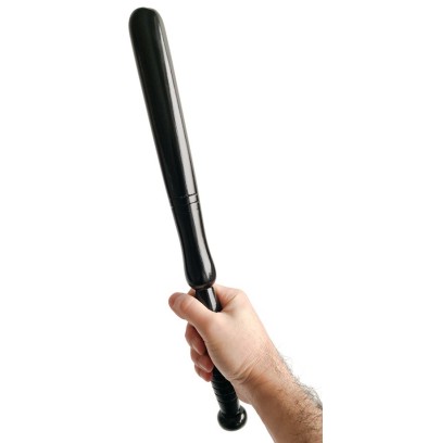 Matraque de Police Woodie 40 x 3cm Noir sur fun et plaisirs - vente de sextoys pas cher