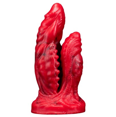 Gode Deuzik 14 x 6 cm Rouge sur fun et plaisirs - vente de sextoys pas cher