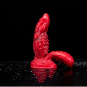 Gode Deuzik 14 x 6 cm Rouge