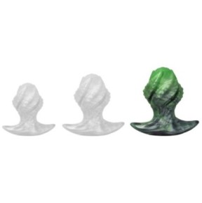 Plug Bulluk L 8.5 x 6 cm Vert sur fun et plaisirs - vente de sextoys pas cher