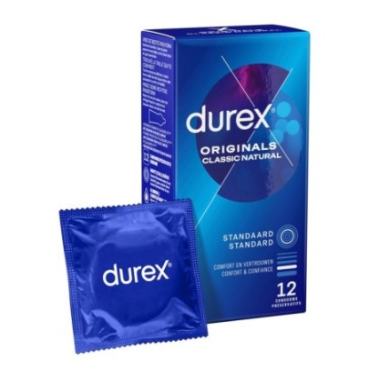 Préservatifs Durex Originals Natural x12 sur fun et plaisirs - vente de sextoys pas cher