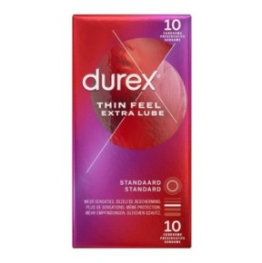 Préservatifs Durex Thin Feel Extra Lube x10