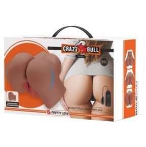 Masturbateur Fessier Vibrant CRAZY BULL Hailey Marron