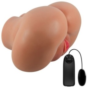 Masturbateur Fessier Vibrant Crazy Bull Luna Marron sur fun et plaisirs - vente de sextoys pas cher