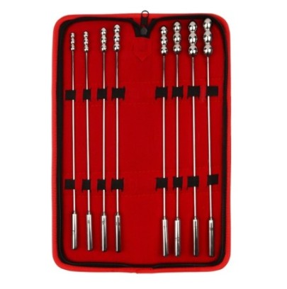 Pack 8 Tiges d'urètre Beadund 23 cm - Diamètre 7 à 14mm sur fun et plaisirs - vente de sextoys pas cher