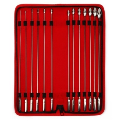 Pack 13 Tiges d'urètre Ovalund Bud 26 cm - Diamètres 2 à 14mm sur fun et plaisirs - vente de sextoys pas cher