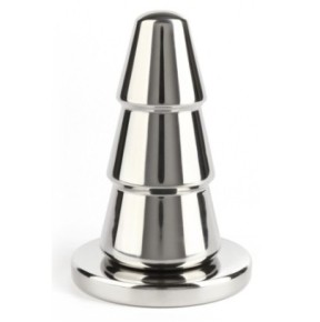 Plug Cone Steel 7.5 x 3.5 cm - Poids 470gr sur fun et plaisirs - vente de sextoys pas cher