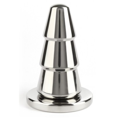 Plug Cone Steel 7.5 x 3.5 cm - Poids 470gr sur fun et plaisirs - vente de sextoys pas cher