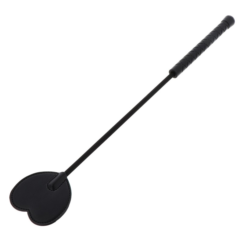 Cravache Black Heart 44cm Noir
