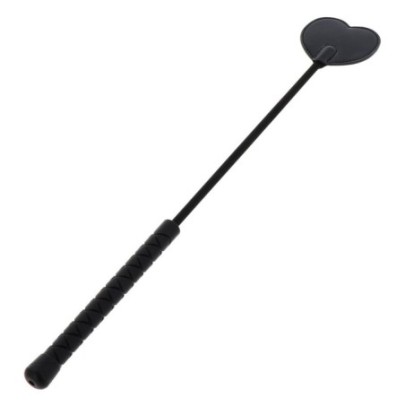 Cravache Black Heart 44cm Noir