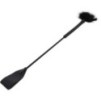 Cravache et Plumeau Tick Whip 56cm Noir