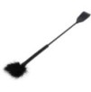 Cravache et Plumeau Tick Whip 56cm Noir