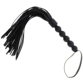 Martinet Flogger Balls 66cm Noir sur fun et plaisirs - vente de sextoys pas cher