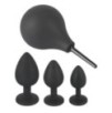 Kit 3 Plugs Bijou Velvet Jewel Noir