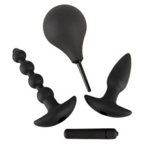 Kit Velvet Start 3 Pièces Noir sur fun et plaisirs - vente de sextoys pas cher