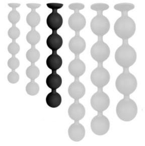Boules Bulby Butt L 36 x 5.7 cm Noires sur fun et plaisirs - vente de sextoys pas cher
