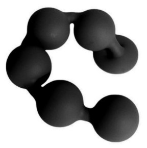 Boules Bulby Butt L 36 x 5.7 cm Noires