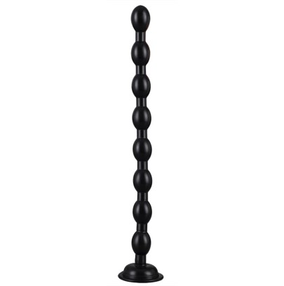 Boules Ael Beads 47 x 3.5 cm Noires sur fun et plaisirs - vente de sextoys pas cher