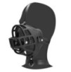 Muselière avec Bâillon-boule Muzzle Gag Noire