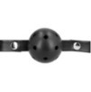 Muselière avec Bâillon-boule Muzzle Gag Noire