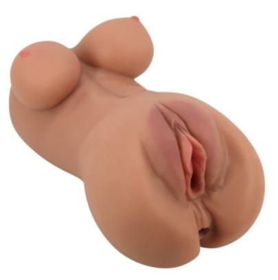 Masturbateur Pussy Crazy Bull Hannah 2 Entrées Marron sur fun et plaisirs - vente de sextoys pas cher