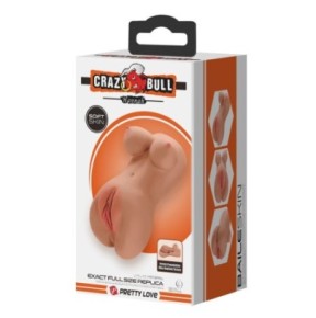 Masturbateur Pussy Crazy Bull Hannah 2 Entrées Marron