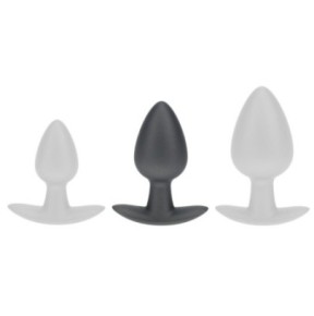 Plug Metally M 6.5 x 3.3cm Gris sur fun et plaisirs - vente de sextoys pas cher