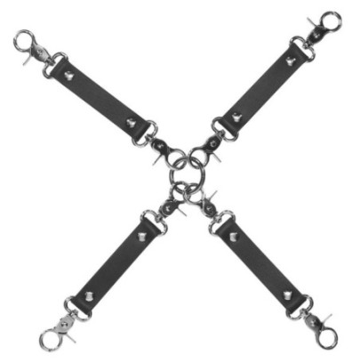 Hogtie Venise Noir sur fun et plaisirs - vente de sextoys pas cher