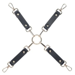 Hogtie Milan Noir et Rouge sur fun et plaisirs - vente de sextoys pas cher