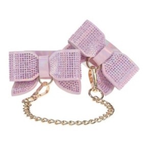 Menottes de Poignets Paris Rose sur fun et plaisirs - vente de sextoys pas cher