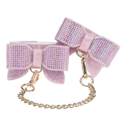 Menottes de Chevilles Paris Rose sur fun et plaisirs - vente de sextoys pas cher