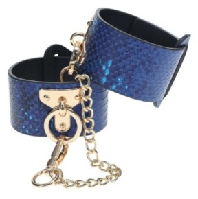 Menottes de Poignets Florence Bleu sur fun et plaisirs - vente de sextoys pas cher