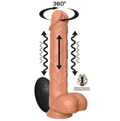 Gode Rotatif Vibrant Flavius 18 x 4.4cm sur fun et plaisirs - vente de sextoys pas cher