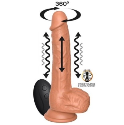 Gode Rotatif Vibrant Octavius 15 x 3.7cm sur fun et plaisirs - vente de sextoys pas cher