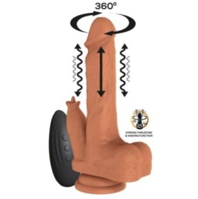 Gode Va-et-Vient Vibrant Quintus 17 x 4cm sur fun et plaisirs - vente de sextoys pas cher