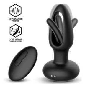 Plug Vibrant SASHA 2 10 x 4cm sur fun et plaisirs - vente de sextoys pas cher