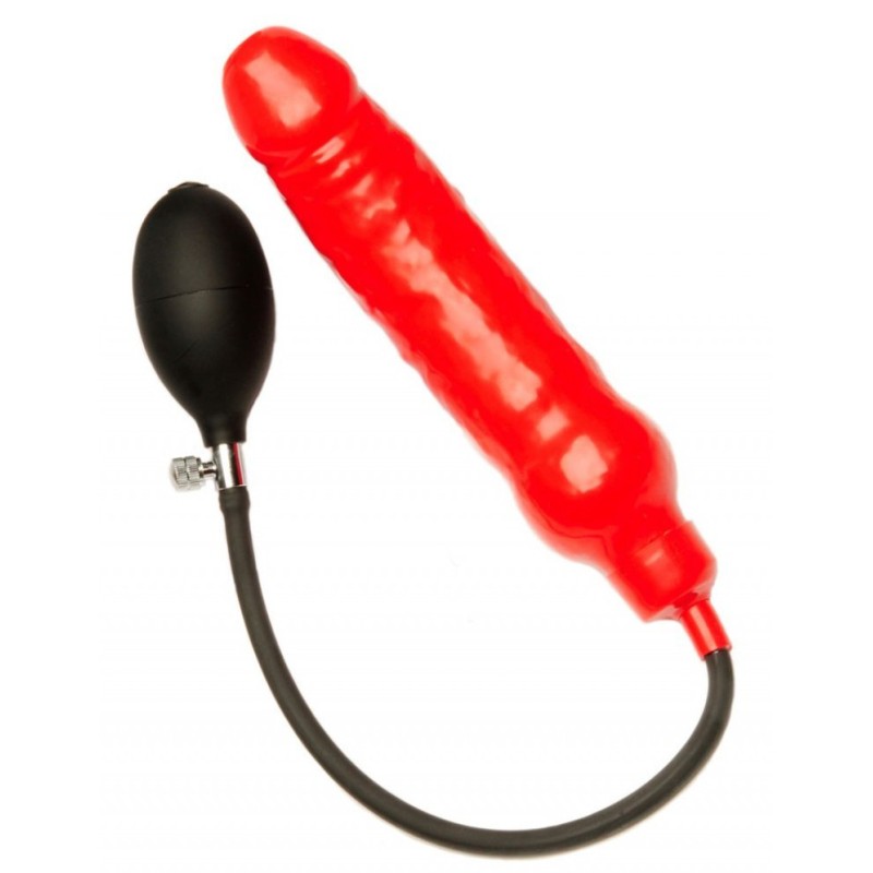 Gode gonflable rouge 15 x 4.5cm