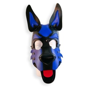 Cagoule Puppy Hood Noire et Bleue