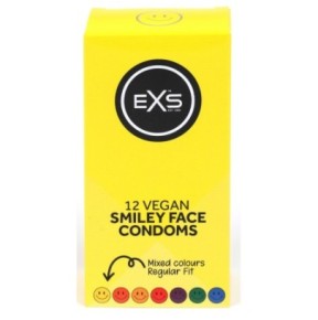Préservatifs Smiley Face x12 sur fun et plaisirs - vente de sextoys pas cher