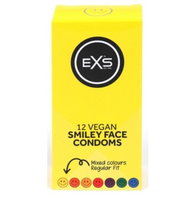 Préservatifs Smiley Face x12 sur fun et plaisirs - vente de sextoys pas cher
