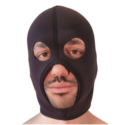 Cagoule Eyes Face Brutus Noire sur fun et plaisirs - vente de sextoys pas cher