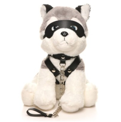 Chien en Peluche Max the fetish pup 23cm sur fun et plaisirs - vente de sextoys pas cher