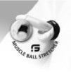 Ballstretcher Silicone Muscle Ball 30 mm Noir